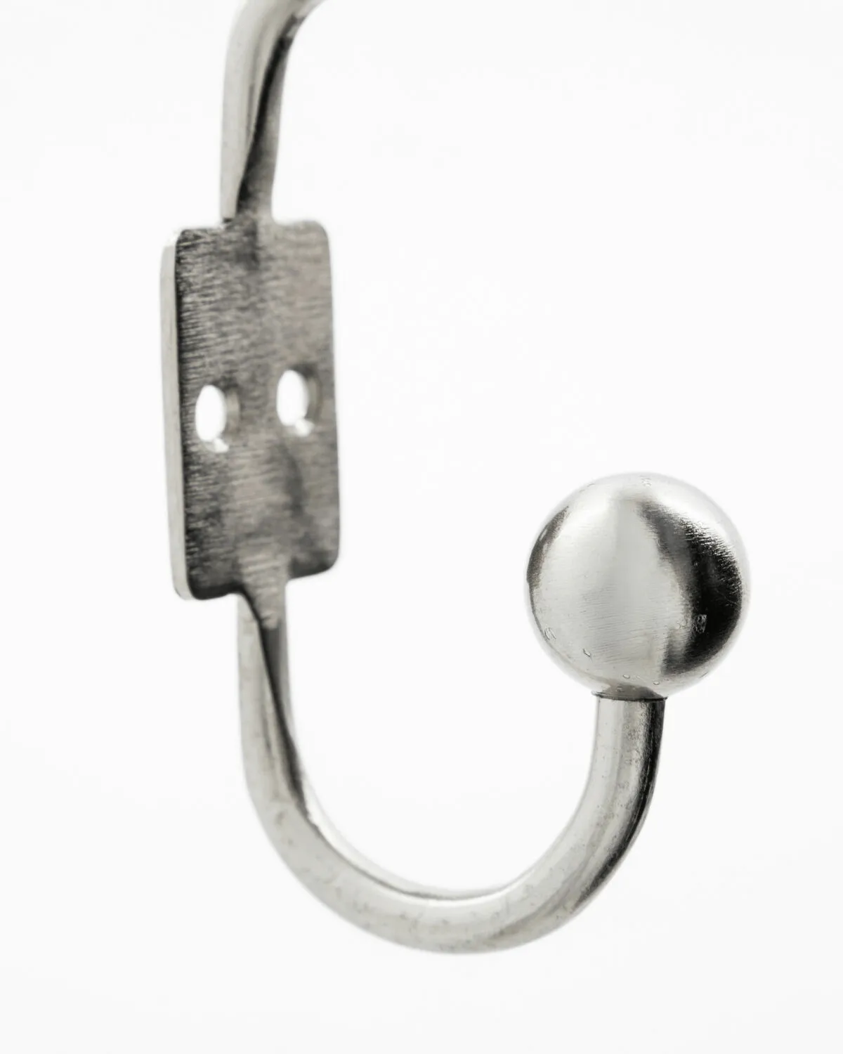 Ball hook 2-pack, Silver finish, Ø7x13 cm House Doctor