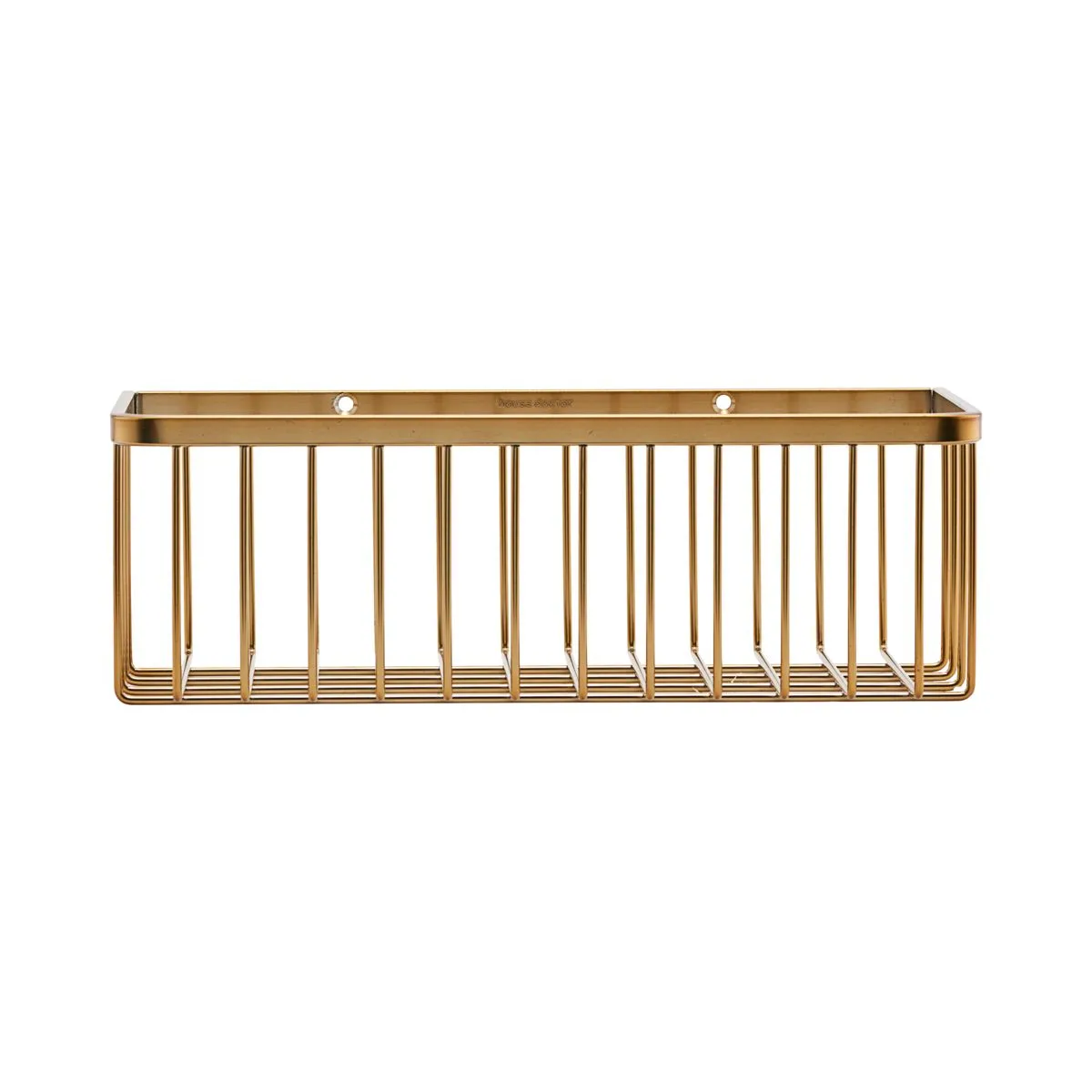Bath basket 11x28 cm, Brushed brass House Doctor