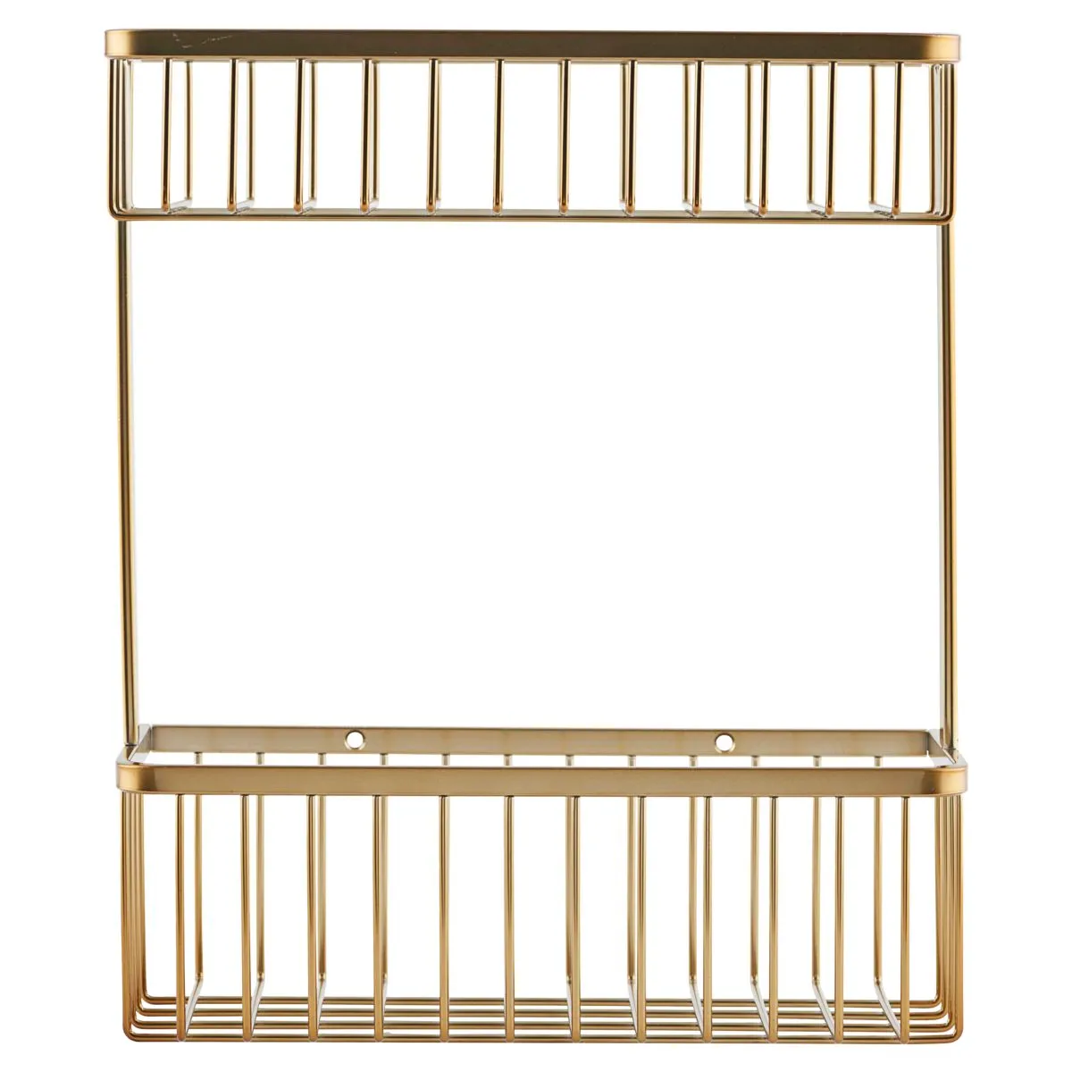 Bath bathroom shelf double 28x33 cm, Brass House Doctor
