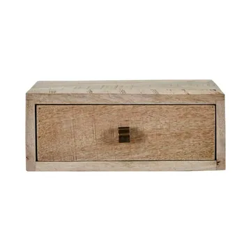 Bedsi side table/shelf 25x35x14 cm - Natural - House Doctor