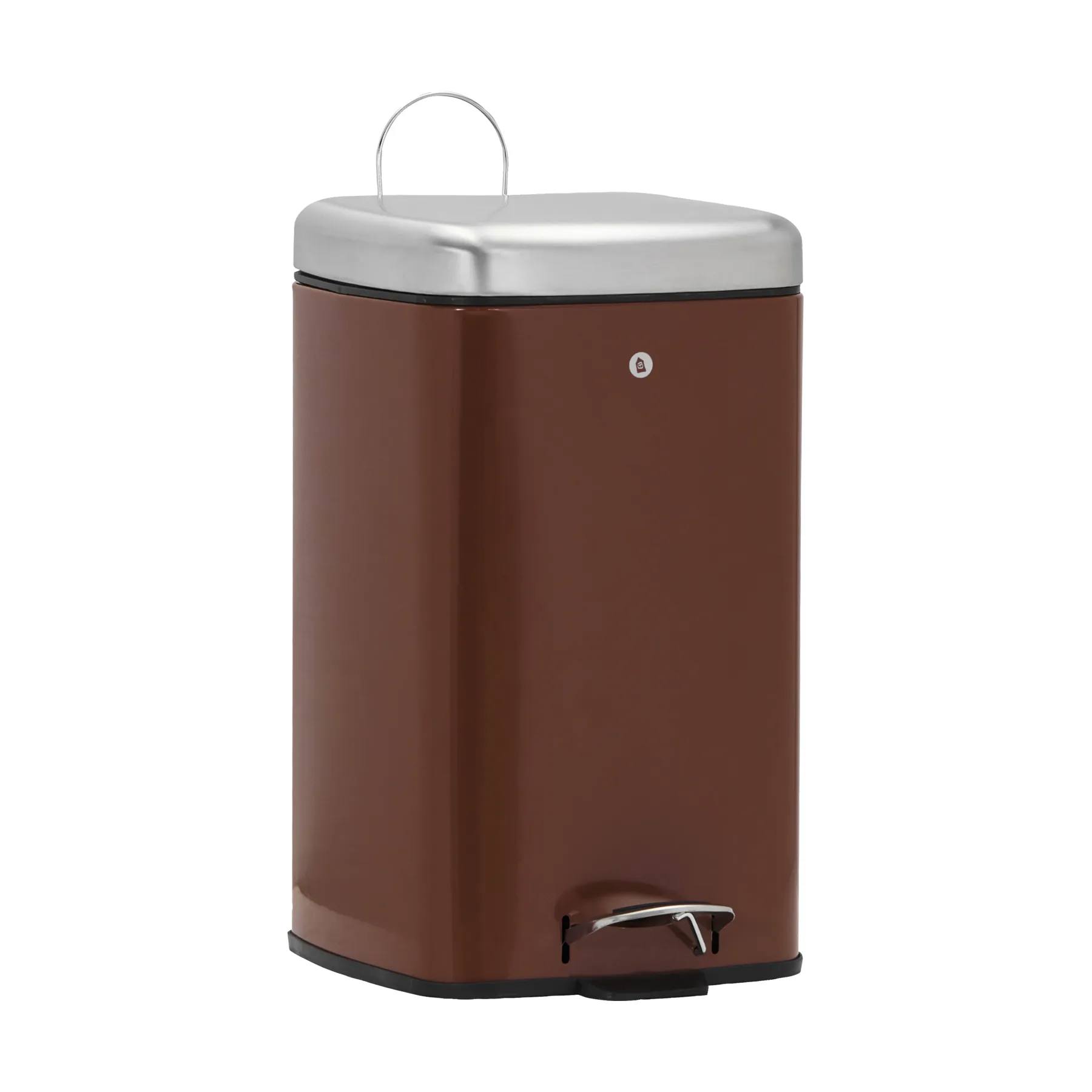 Black waste bin, Terracotta, 27x36x46 cm House Doctor