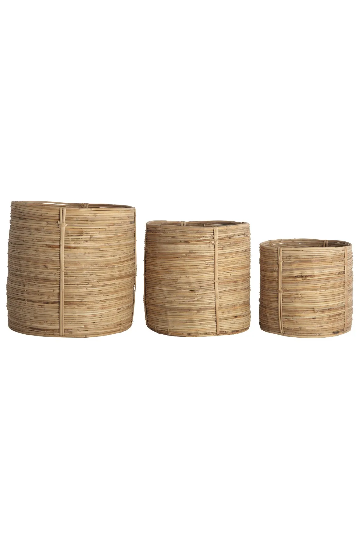 Chaka storage basket 3-pack, Rattan-bamboo House Doctor