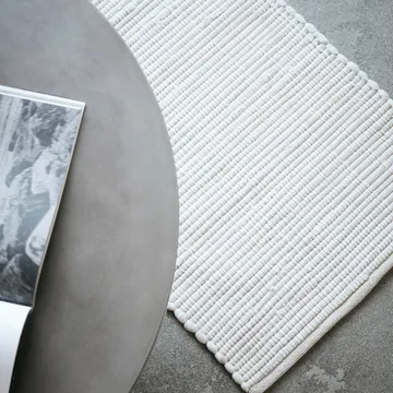 Chindi rug 60x90 cm - White - House Doctor