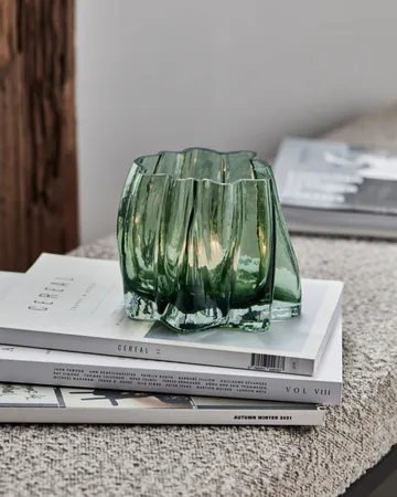 Curva tealight holder - Green - House Doctor