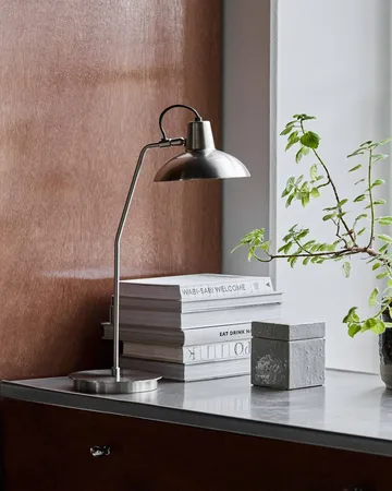 Desk table lamp high - Brushed silver-coloured - House Doctor