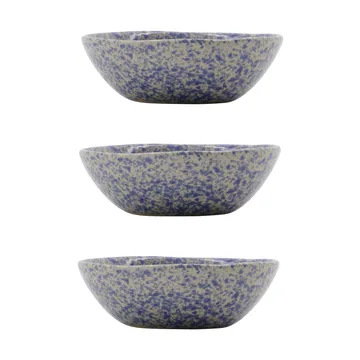 Diva bowl 4 cl 3-pack - Blue - House Doctor