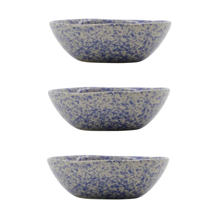 Diva bowl 4 cl 3-pack - Blue - House Doctor