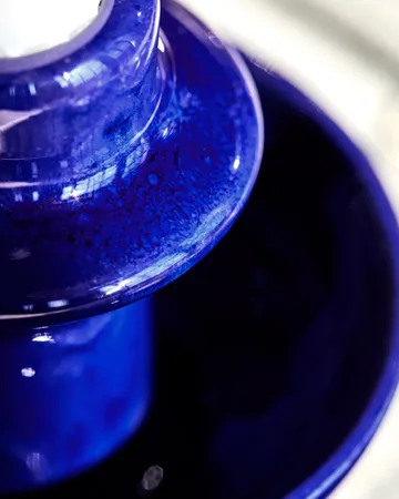 Diva candleholder 14 cm - Blue - House Doctor