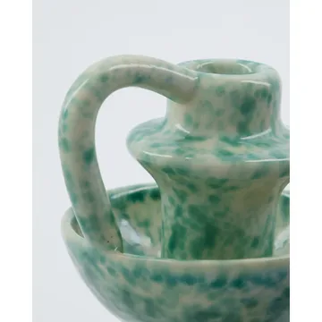 Diva candleholder 14 cm - Green - House Doctor