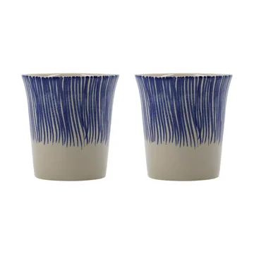 Diva mug 25 cl 2-pack - Blue - House Doctor