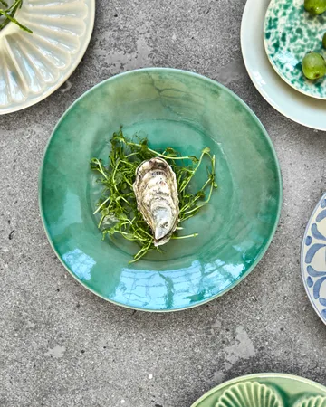 Diva plate Ø28 cm - Green - House Doctor