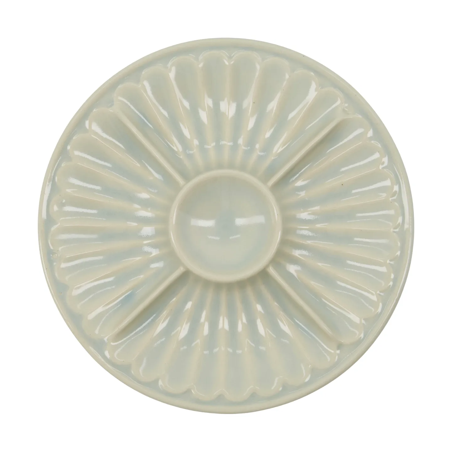 Diva serving platter Ø25 cm, Light blue House Doctor