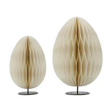 Eggs Easter hanging/decoration object 2 pieces - Off-white - House Doctor