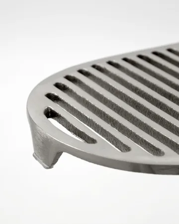 Esme coaster - Brushed silver-coloured, 35.5x16 cm - House Doctor