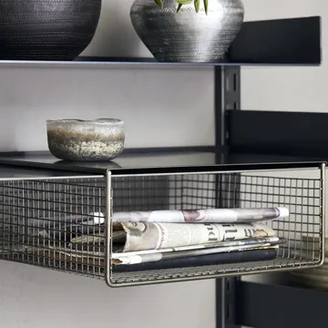 Fari metal basket 30x35 cm 2-pack - Black - House Doctor