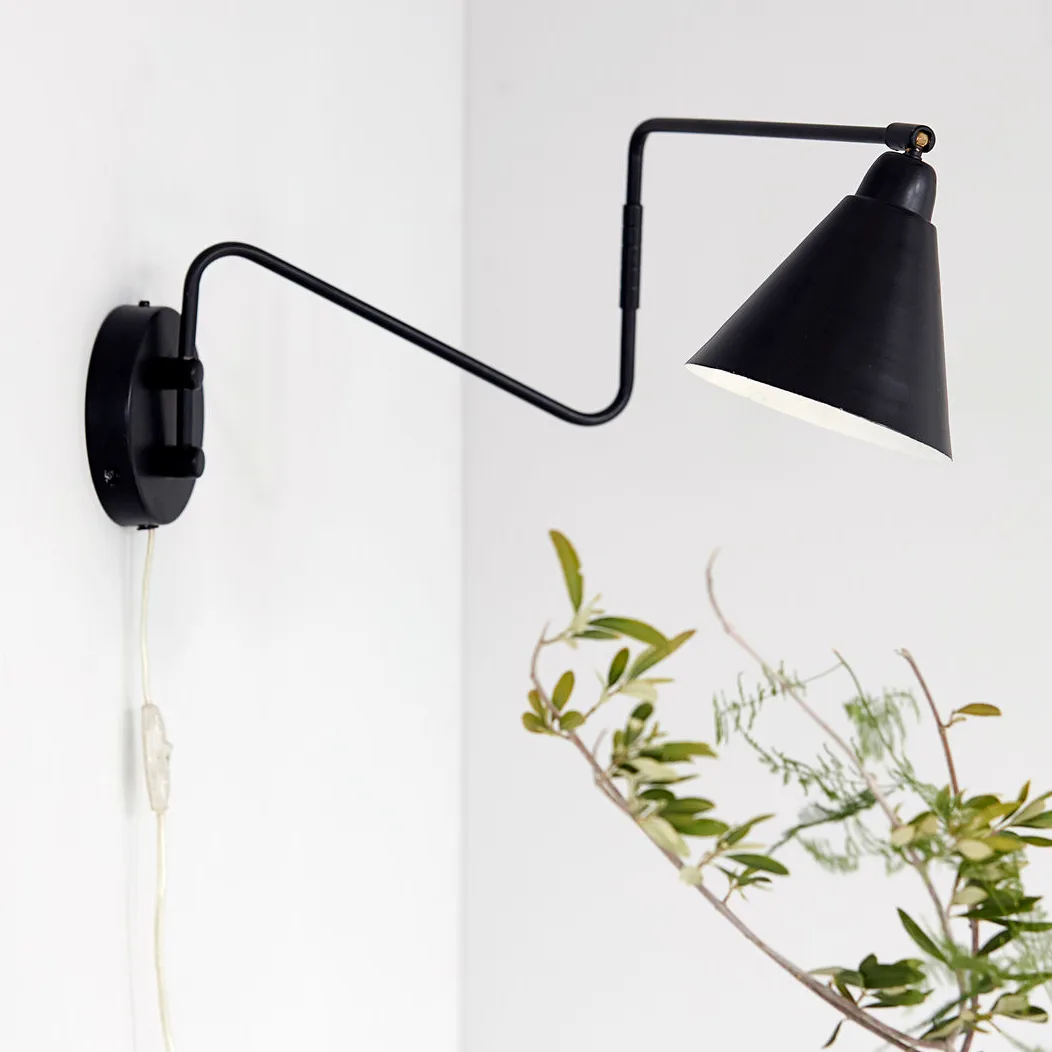 Game wall lamp black, large, 76 cm House Doctor