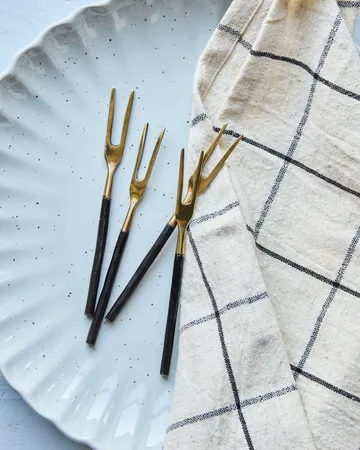 House Doctor fork 4-pack - Antique brass - House Doctor
