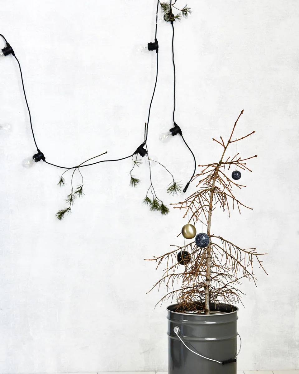 House Doctor light garland 840 cm, Black House Doctor