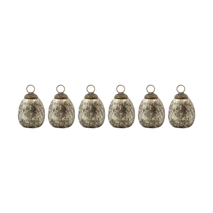 House Doctor place card holders, 6-pack - Silver finish - House Doctor