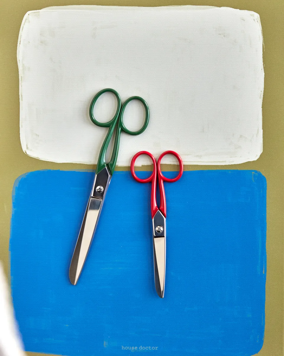 House Doctor scissors 2 pieces, Red, green House Doctor