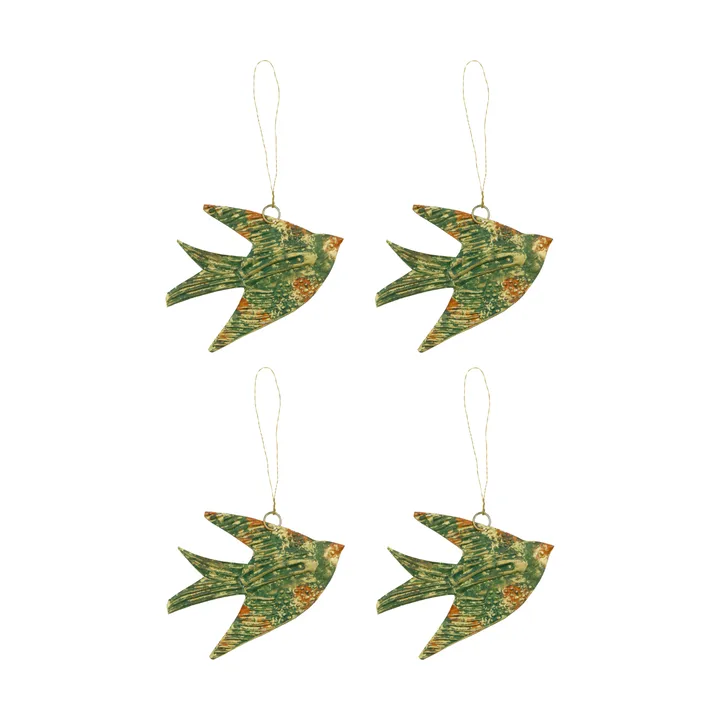 Humi decoration hangers 4-pack - Green - House Doctor