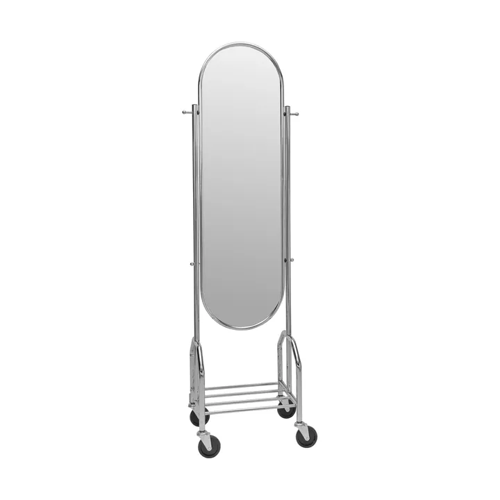 Image floor mirror - Silver finish, 53.5x35.5x179.5 cm - House Doctor