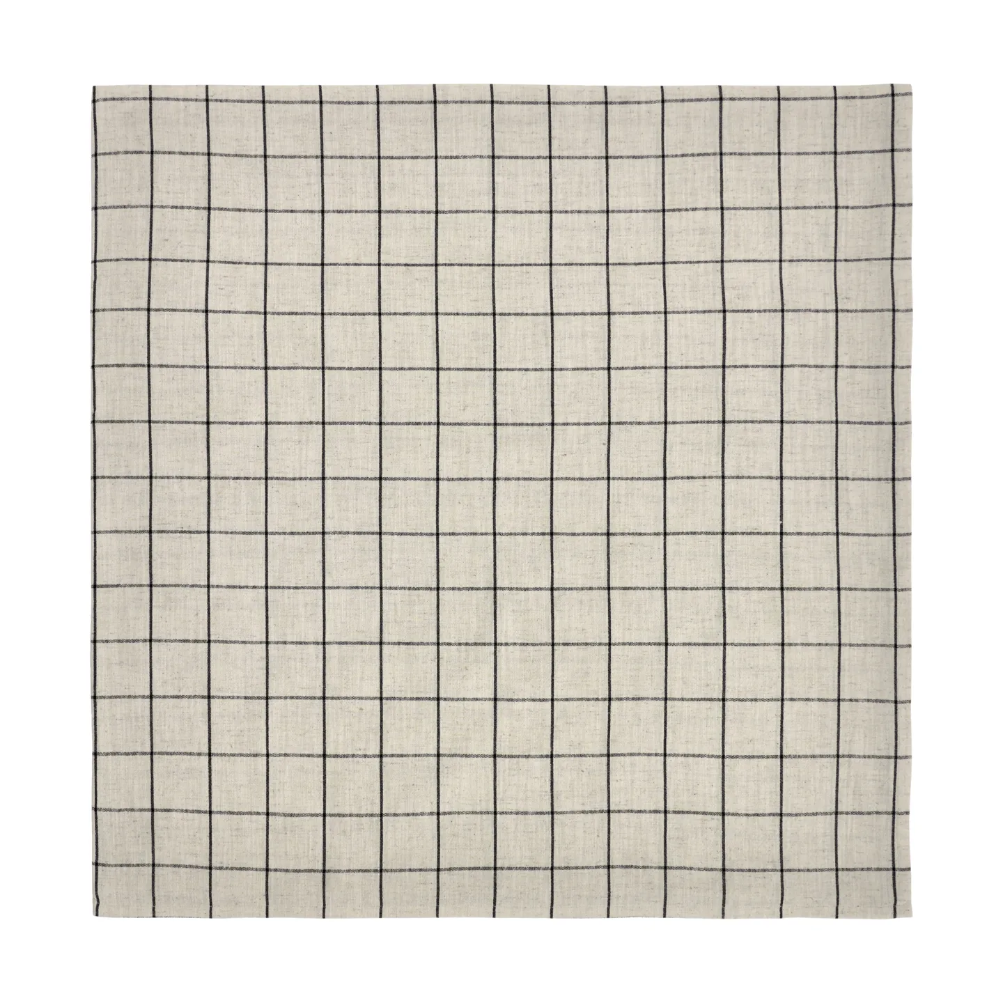 Join tablecloth 150x150 cm, Black-off white House Doctor