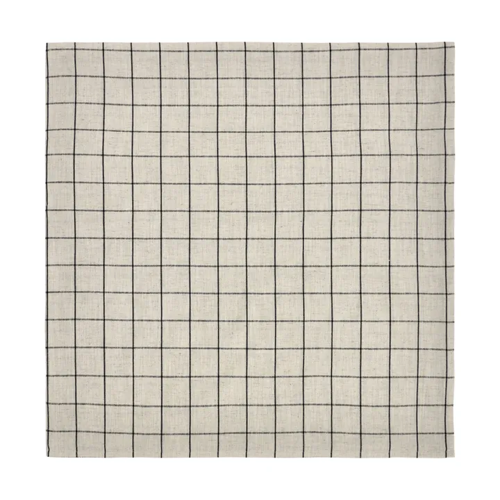 Join tablecloth 150x150 cm - Black-off white - House Doctor