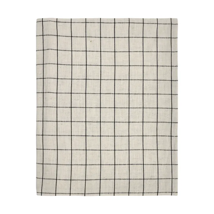 Join tablecloth 150x260 cm - Black-off white - House Doctor