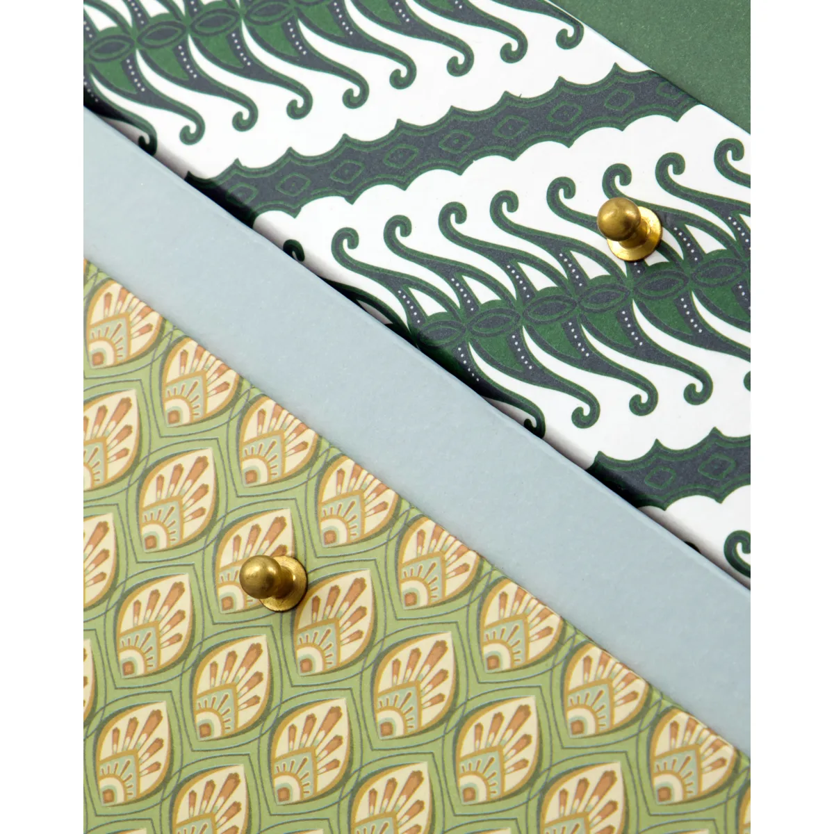 Keep storage boxes khaki-green, 2 pieces House Doctor