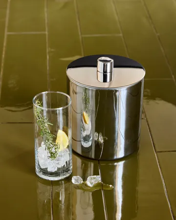 Kett ice bucket Ø15.5x16 cm - Silver finish - House Doctor
