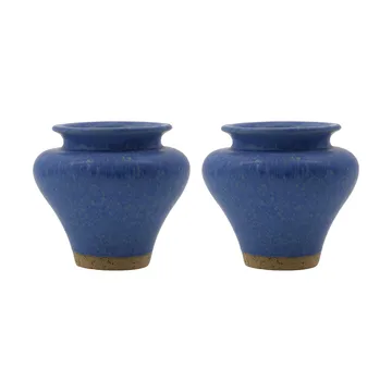 Kolo vase - Blue, 8.5 cm, 2-pack - House Doctor