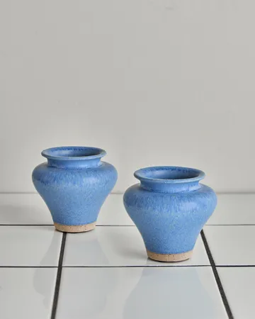 Kolo vase - Blue, 8.5 cm, 2-pack - House Doctor