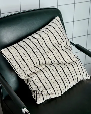 Lines cushion cover 50x50 cm - Black-off-white - House Doctor