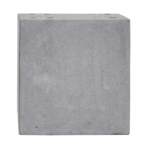 Marb candle holder 20x20x20 cm - Grey - House Doctor