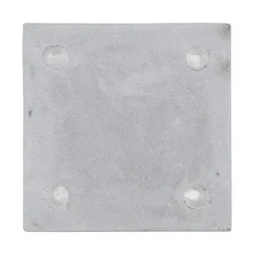 Marb candle holder 20x20x20 cm - Grey - House Doctor