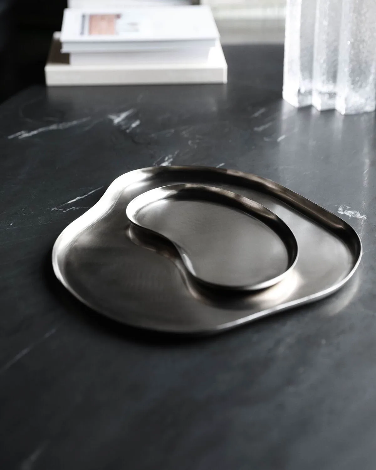 Osea tray 35x41 cm, Silver finish House Doctor