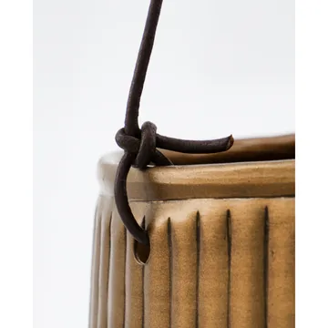 Plan hanging pot 2 parts - Golden - House Doctor