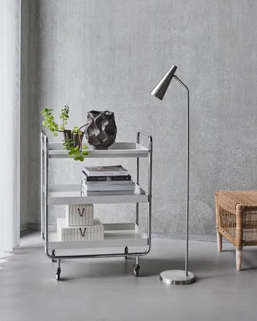 Precise floor lamp - Silver finish - House Doctor
