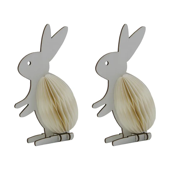 Rabb Easter bunnies decoration 2-pack - Off-white - House Doctor