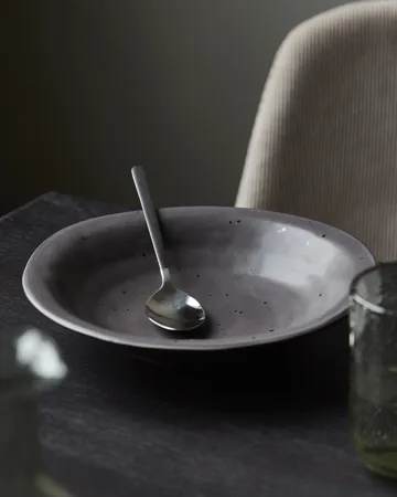 Rustic soup plate Ø25 cm - Dark grey - House Doctor
