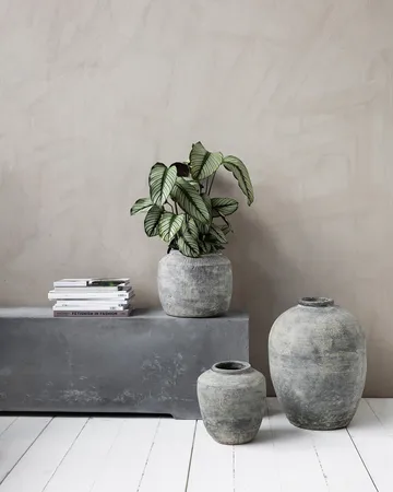 Rustik vase concrete - 47 cm - House Doctor