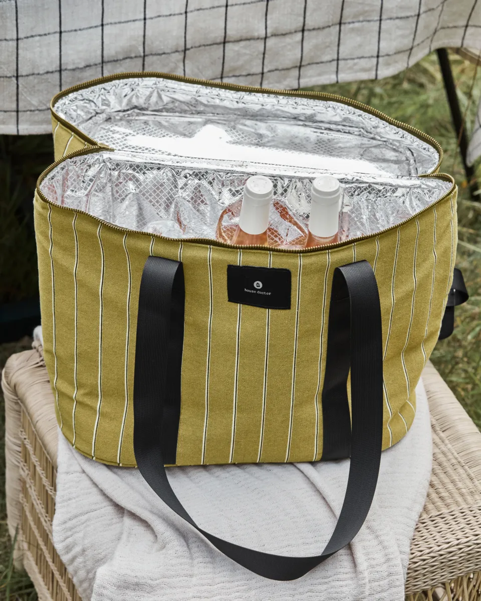 Satt cooler bag, Mustard yellow House Doctor