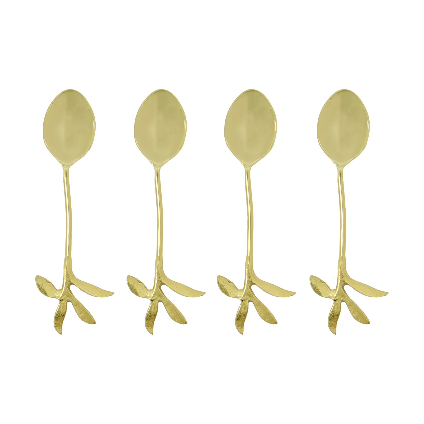 Serve serving spoon 4-pack, Antique gold House Doctor