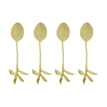 Serve serving spoon 4-pack - Antique gold - House Doctor
