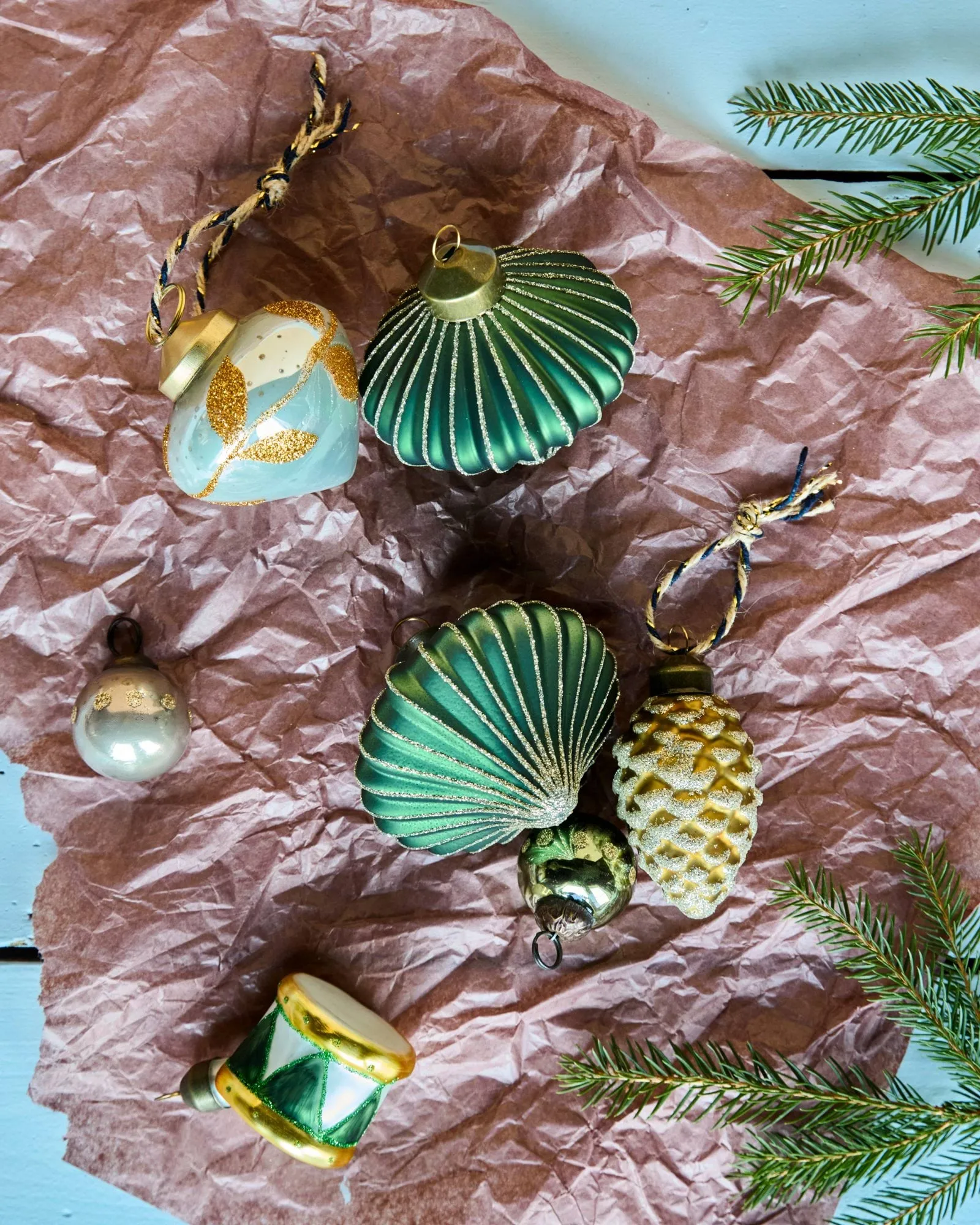 Spin Christmas ornament 4-pack, Green House Doctor