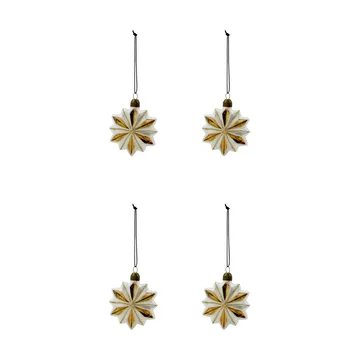 Stella Christmas ornament 4-pack - White - House Doctor