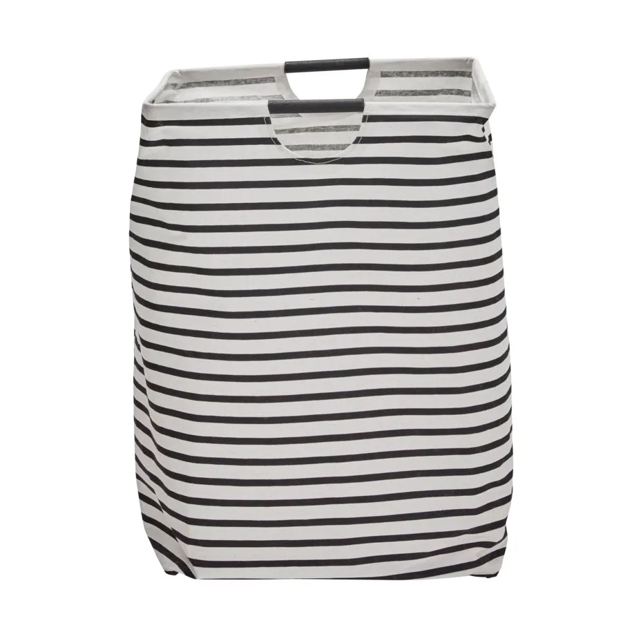 stripes laundry basket, Black and white House Doctor