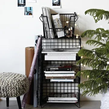 TAW storage basket large - matte black - House Doctor