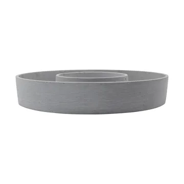 The Ring candle holder for block candles - Concrete - House Doctor
